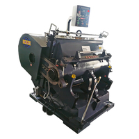 Machines de découpe et de rainurage semi-automatiques pour boîtes en carton cosmétiques en papier, alimentation par feuilles, ML 1200, Dominator