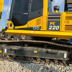 รถขุดไฮดรอลิกแบบตีนตะขาบ Komatsu PC220 มือสอง ราคาถูก รุ่นปี 2023 น้ำหนัก 22 ตัน พร้อมเครื่องยนต์ มอเตอร์ เกียร์ ปั๊ม มาตรฐาน CE/EPA ขาย - Product Image 3