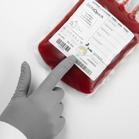 Étiquettes de transfusion holographiques à l'épreuve de l'huile-Étiquettes adhésives en vinyle pré-imprimées Transport d'échantillon amovible pour autocollants d'échantillons froids