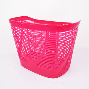 High Quality bicycle accessories bike basket woven plastic bicycle front basket