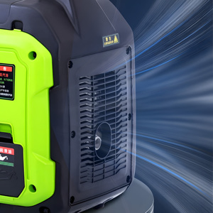 Générateur d'essence intelligent silencieux 4KW à fréquence variable DC Démarrage automatique Refroidi par air 4 temps 50Hz Petit portable Utilisation domestique - Product Image 4