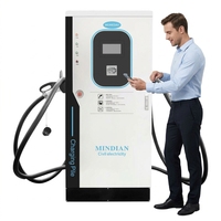 Station de recharge rapide DC 120 kW, interface GBT 18487.1-2015, sortie 0-200A, entrée AC380V, chargeur EV monté au sol