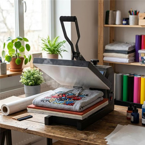 15x15 Inch Heat Press <b>Machine</b> for T Shirt <b>Printing</b> Transfer with Digital Temperature Control - Product Image 3