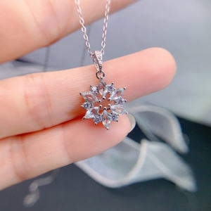 <span class=keywords><strong>Pendente</strong></span> in Argento Sterling 925 Placcato Oro con <span class=keywords><strong>Acquamarina</strong></span> Naturale, Pronto per la Spedizione, Regalo di Nozze da Donna - Product Image 2