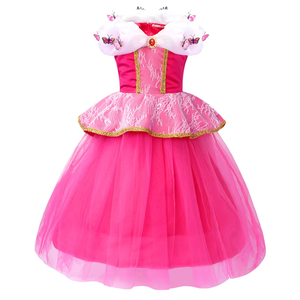 Disfraz de Princesa para Niña, Elsa, Anna, <span class=keywords><strong>Rapunzel</strong></span>, Bella, Jazmín, Sirenita, Disfraz de Halloween, Carnaval, Cosplay de Película y Televisión - Product Image 2