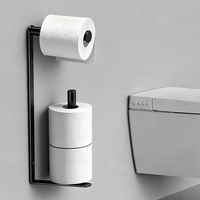 Nouveau Porte-Papier Toilette Mural Moderne Premium en Acier Inoxydable 304 pour Rouleau Géant 2026