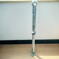 Colonne à rotule réglable en alliage d'aluminium et acier inoxydable pour usage extérieur, facile à installer, produit DIY