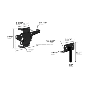 Cerradura <span class=keywords><strong>de</strong></span> metal <span class=keywords><strong>para</strong></span> <span class=keywords><strong>puerta</strong></span> <span class=keywords><strong>de</strong></span> granja <span class=keywords><strong>de</strong></span> PVC con poste <span class=keywords><strong>de</strong></span> hierro negro por gravedad, en stock local en EE. UU., <span class=keywords><strong>para</strong></span> puertas exteriores - Product Image 3