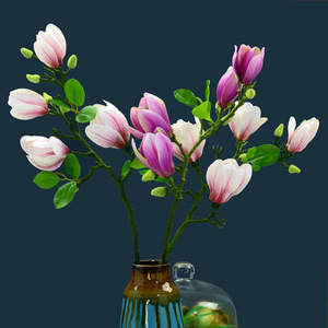 Fleurs artificielles de magnolia Yasunobu 30cm-100cm, fleurs en soie pour vase, décorations pour la maison et les mariages - Product Image 2