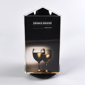 Thiết kế mới khách sạn nhà hàng <span class=keywords><strong>4</strong></span> mặt bảng quảng cáo kinh doanh thẻ menu lật xoay hiển thị đứng - Product Image 2