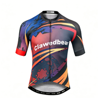 Jersey de Ciclismo Personalizado con Logotipo Serigrafiado, Talla Grande, Unisex, Cierre Completo, Secado Rápido, Transpirable, Tela Inteligente, para Ciclismo de Carretera y MTB