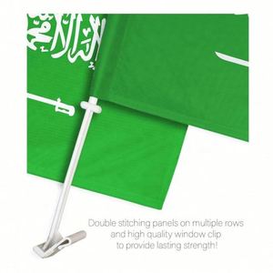 Bandera para Ventana de Auto, Personalizada con Logotipo, de Poliéster, Sublimada, Doble Cara, Impermeable, Ecológica, con Asta de PVC, Entrega Rápida, Gran Venta - Product Image 4