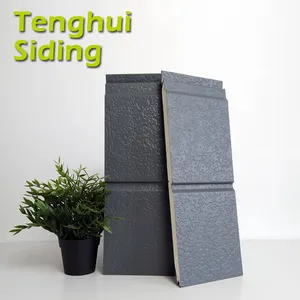 Tenghui Gevelbekleding Gevel Materialen Gesneden Pu Sandwich Aluminiumfolie Panel Thermische Isolatie Bekleding