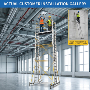 Plataforma Elevadora Vertical de Aluminio Directa de Fábrica, Hidráulica, 10m, Tamaño de Mesa, Estándar EN, Andamio Seguro para el Mercado Global - Product Image 1