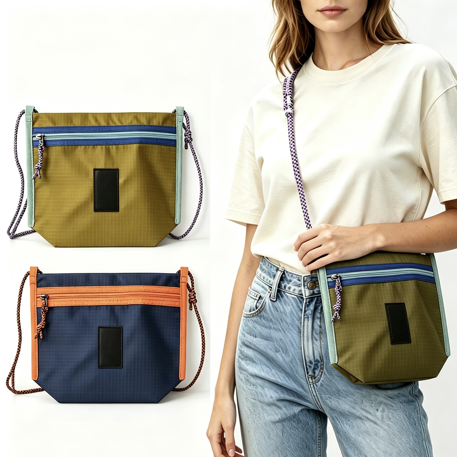 Waterproof Ripstop Nylon Cross-Body Strap