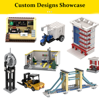 CAYI personnalisé briques de construction en plastique personnalisé jouets thème conception Construction OEM/ODM Logo personnalisé jouet en plastique personnalisé