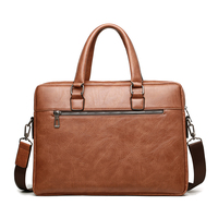 Nouveau sac à main sac à bandoulière rétro mallette homme d'affaires sac d'ordinateur pu cuir sac à bandoulière mallette