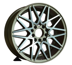 Cerchi in Lega per Auto 4X100 16 17 18 19 <span class=keywords><strong>20</strong></span> Pollici <span class=keywords><strong>15</strong></span> <span class=keywords><strong>X</strong></span> 10 17X7 6-127 (6-5) Cerchioni Neri - Product Image 2