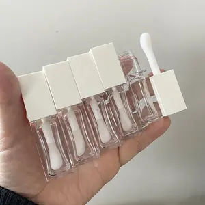10ml 8ml Thickened Lipgloss Tubes Custom logo square <strong>Lip</strong> <strong>Gloss</strong> Tubes with Big Brush Big Wand and <strong>Packaging</strong> <strong>Boxes</strong> - Product Image 4