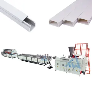 PVC Cable Protection Sheath Wire Cover Plastic Cable Trunking Profile Extrusion Machine