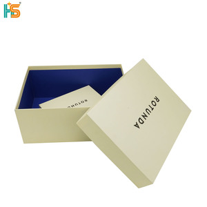 Sang Trọng Mỹ Phẩm Kích Cỡ Khác Nhau Hộp Quà Tặng Bao Bì Biểu Tượng Tùy Chỉnh Màu Be Tông Nắp Và Cơ Sở Hộp - Product Image 1