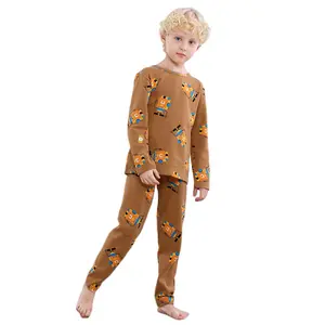 2022 Hot Sell Kinder unterwäsche Herbst kleidung Boy Pyjamas Langarm Nachtwäsche