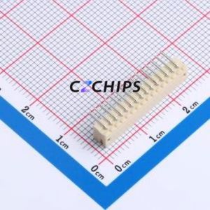 HCZZ0002-15 Wire-to-Board Pin Header Bent Lead Through Hole,P=1.5mm Connector 1x15P 1.5mm Right Angle Insert ZH - Product Image 2