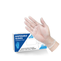Boîte de 100 Gants d'Examen en Nitrile Bleus Non Poudrés, Usage Médical, Dentaire et Professionnel