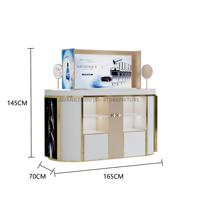 Testeur de parfums pour femmes Vitrine de l'île Vitrine de l'île Meubles de vitrine de magasin Étagère à parfum pour bouteilles de Cologne