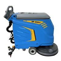 NOUVEAU Nettoyeur de sols automatique, laveuse-sécheuse pour marbre, équipement de nettoyage autoporté pour usine, entrepôt, supermarché