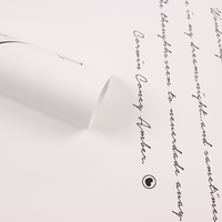 Papier d'emballage floral épais et résistant à l'humidité pour bouquets de fleurs, style minimaliste, pour la Saint-Valentin et les anniversaires