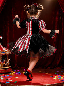 Costume de clown pour enfants d'<span class=keywords><strong>Halloween</strong></span> pour garçons et filles COS Festival Party and School Group Performance for Foreign Trade - Product Image 5