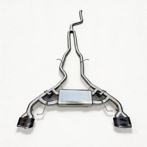 Válvula Electrónica de Escape Remota de Gama Media para BMW Serie 3 320I 325I <span class=keywords><strong>330I</strong></span> <span class=keywords><strong>E90</strong></span> 2.0L 2.5L 3.0L, Aleación de Titanio Pulido Espejo de 1.5mm - Product Image 2
