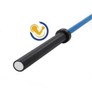 Barre d'haltères <span class=keywords><strong>UNIQ</strong></span> Blue Cerakote décorée en bleu haltérophilie - Product Image 1