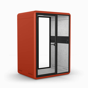 Cabine Modulari per Riunioni da Ufficio, Insonorizzate, con Arredamento in Laminato Compatto, Stanza Privata Acustica - Product Image 4