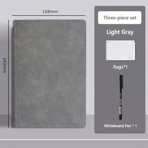 Eco-Friendly A5 Notebook Erasable With Leather Cover Pen Memo Pad and Writing Board Foldable Whiteboard - Product Image 4