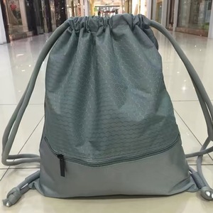 Promotional Gift Sport Drawstring Backpack Honeycomb Custom Logo Bulk Wholesale Gym <strong>Cinch</strong> Sack OEM Large Capacity Quick Dry - Product Image 1