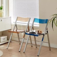 Chaise pliante de salle à manger et de bureau en acrylique transparent, design de luxe léger, mobilier multifonctionnel pour la maison, vente en gros