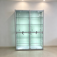 Vitrines à bijoux en verre de haute qualité vendues directement par l'usine, présentoirs durables pour téléphones portables sur mesure pour magasins
