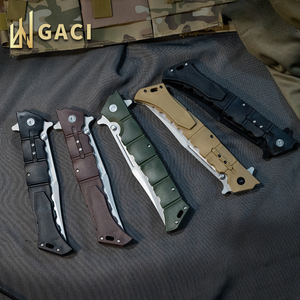 มีดพับอเนกประสงค์สำหรับใช้งานกลางแจ้ง ใบมีดสแตนเลส ด้ามจับยาง เหมาะสำหรับการตั้งแคมป์ ล่าสัตว์ ใช้ในอุตสาหกรรม  รับผลิตตามแบบ OEM - Product Image 5