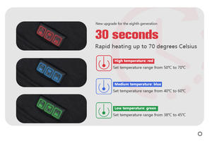 A buon mercato inverno riscaldato tenere caldo pigiama Set due pezzi Set pantaloni riscaldamento biancheria <span class=keywords><strong>intima</strong></span> termica da <span class=keywords><strong>uomo</strong></span> riscaldata mutandoni per gli uomini - Product Image 3