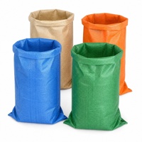 Sac tissé en PP gris, épais, résistant à l'usure et aux chocs, pour l'agriculture, l'emballage du riz, la logistique, la construction et la lutte contre les inondations