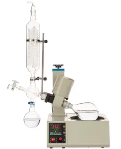 Economical lab use 1L 2L mini rotary evaporator rotovap for concentration and solvent recycling