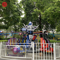 Aire de jeux extérieure sautant des manèges de parc d'attractions Kiddle Flying Chair Flying Man Bounce Game Machine