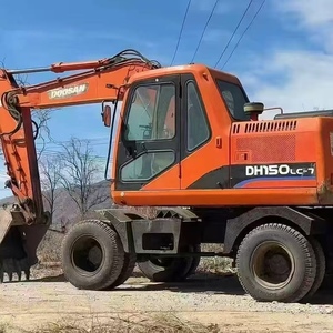 Excavadora <span class=keywords><strong>de</strong></span> Ruedas Compacta Usada en Buen Estado y Pintada, Doosan DH150LC-7 <span class=keywords><strong>de</strong></span> 15 Toneladas, DH 150LC-7, DH150 - Product Image 4