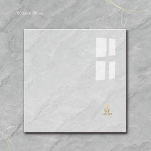 Foshan fabbrica decorazione soggiorno smalto lucido modelli ricchi 80x80 per pavimento grigio ceramica per la decorazione del soggiorno - Product Image 2