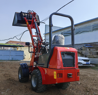 Chargeuse sur pneus compacte hydrostatique HAIJU HJ735 certifiée Euro 5, capacité de charge nominale de 1200 kg, livraison directe d'usine, prix compétitif