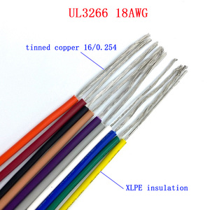 3F Halogen Miễn Phí Xlpe 125 Độ C 300V 16AWG Awg18 20awg 22awg Ul3266 Awm Móc Lên Điện Dây Đồng Và Cáp Nhà Máy - Product Image 5