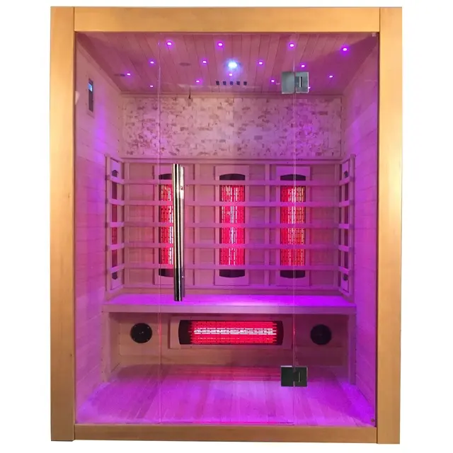 Luxury Home Use Red Light 3 Person Infrared Sauna