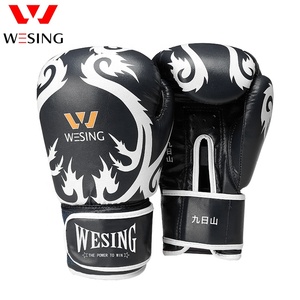Gants de <span class=keywords><strong>boxe</strong></span> professionnels Wesing avec logo personnalisé, fabriqués en usine, 6 <span class=keywords><strong>oz</strong></span> - Product Image 2